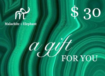 Malachite + Elephant Gift Card $30