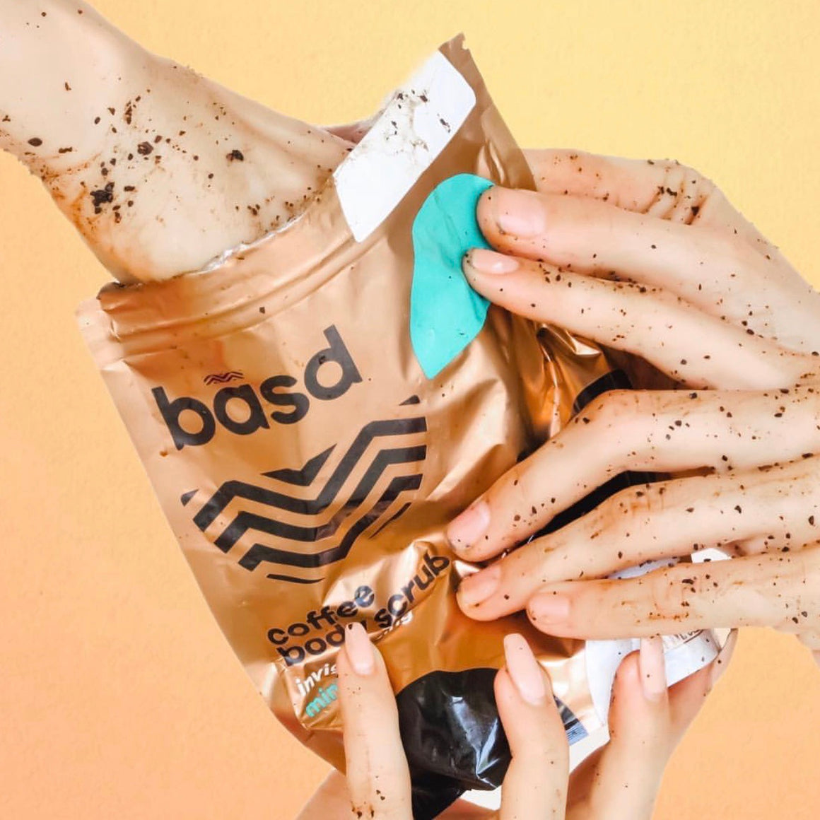 coffee scrub invigorating mint