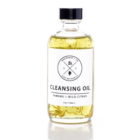 Tamanu and Wild Citrus Cleansing Oil by BIRCHROSE + CO with pump