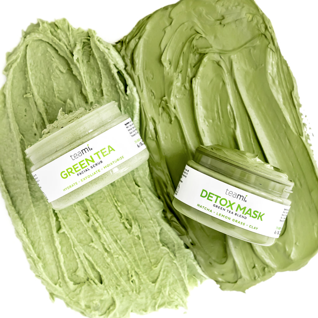 Teami- Green Tea Facial Scrub and Green Tea Mask