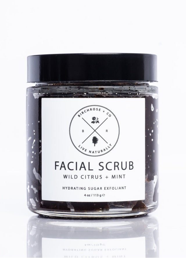 BIRCHROSE + CO Facial Scrub with Wild Citrus and Mint