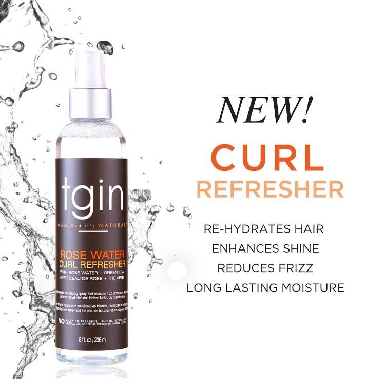 TGIN rose water curl refresher
