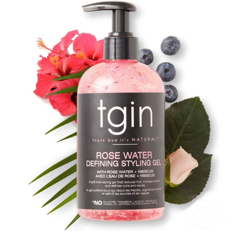 rose water defining styling gel by TGIN