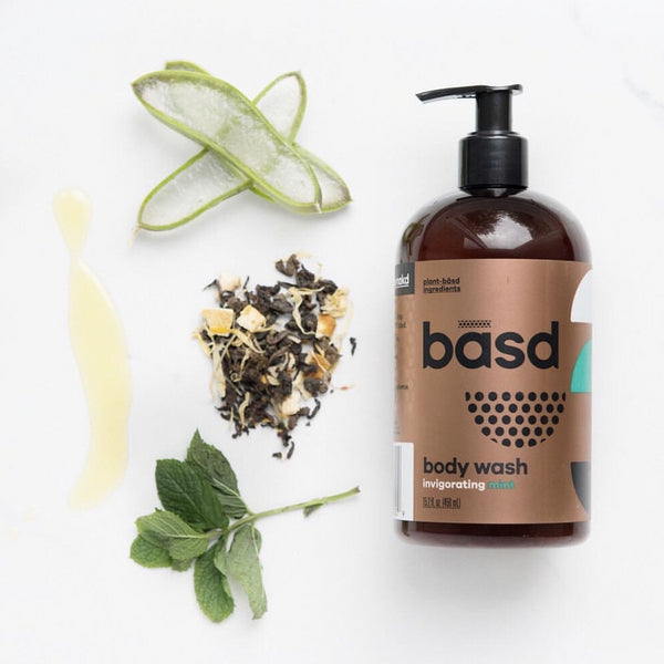 Invigorating Mint Body Wash - Malachite + Elephant